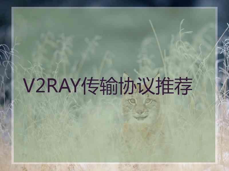 V2RAY传输协议推荐