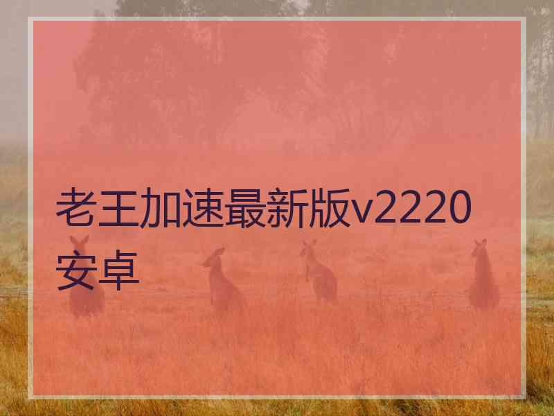 老王加速最新版v2220安卓