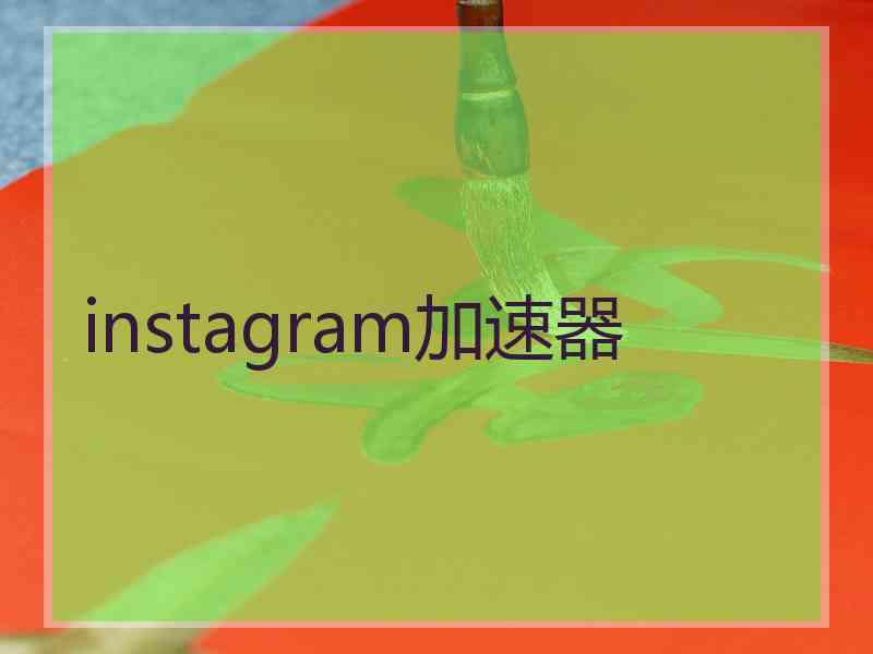 instagram加速器