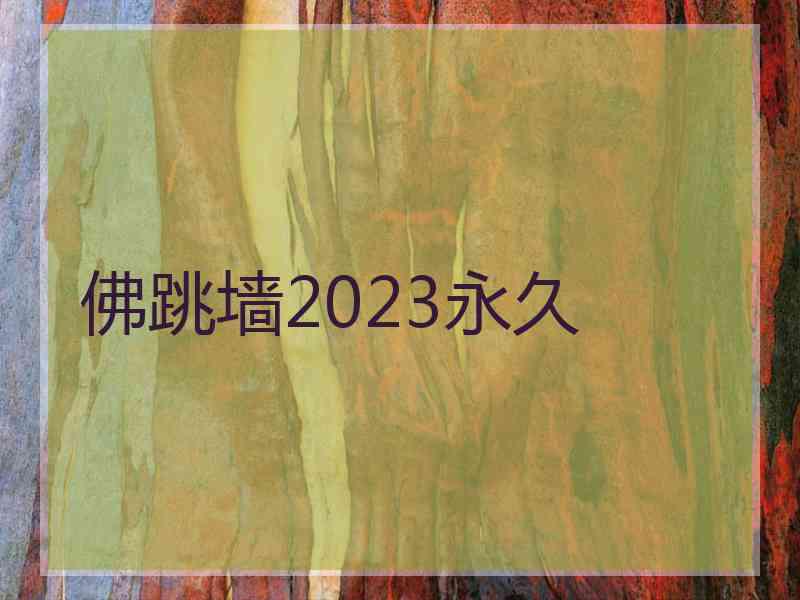 佛跳墙2023永久